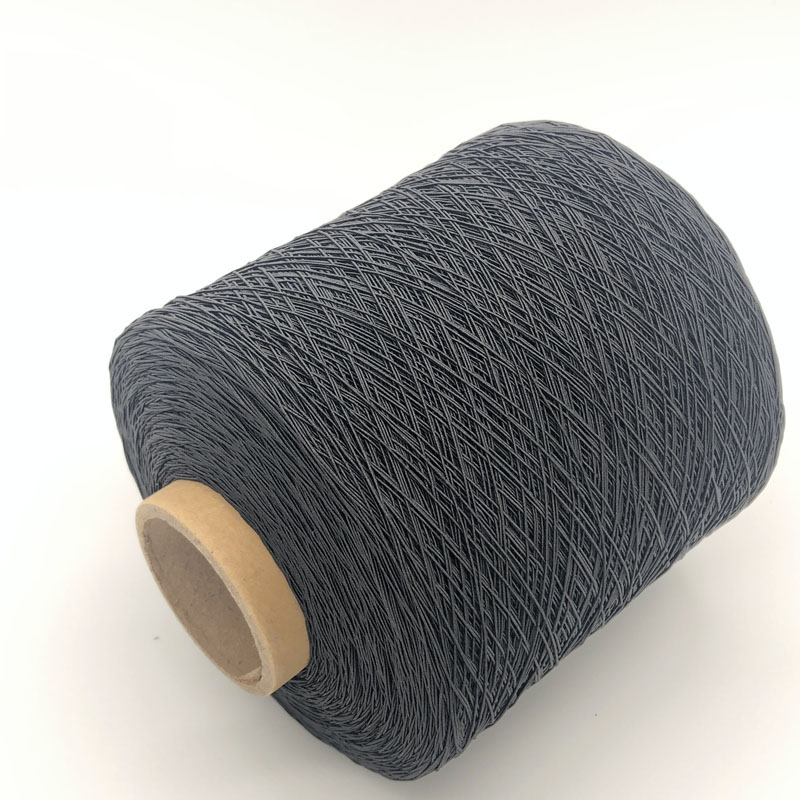 Black Spandex Covered Yarn